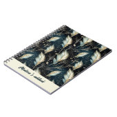 グリッターパンパスグラス ノートブック (左側)