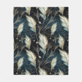 グリッターパンパスグラス フリースブランケット (正面)