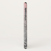 グリッターパーソナライズされた光沢シークインスパークルピンクsil Case-Mate iPhoneケース (裏面/左)