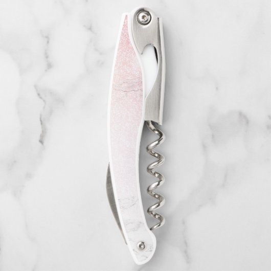 グリッターパーソナライズされた大理石 ソムリエナイフ (裏面)