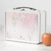 グリッターパーソナライズされた大理石 メタルランチボックス (インサイチュ)