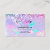 グリッターパープルオパールの名刺 名刺 (裏面)