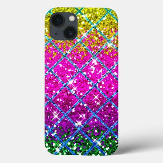 グリッターパープルスナンケスキン Case-Mate iPhoneケース (裏面)