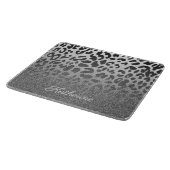 グリッターヒョウ印刷 カッティングボード (角)