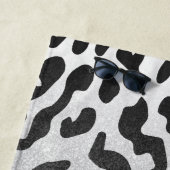 グリッターヒョウ印刷 ビーチタオル (インサイチュ)