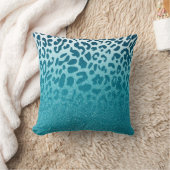 グリッターヒョウ クッション (ブランケット)