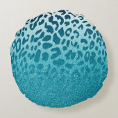 グリッターヒョウ ラウンドクッション (裏面)