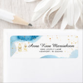 *~*グリッタービーチ航海の海金ゴールドサーフボード ラベル (インサイチュ)