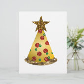 グリッターピザのクリスマスツリー レターヘッド (スタンド正面)
