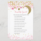 グリッターピンクの月の水の色を見つけるゲストゲーム (正面/裏面)