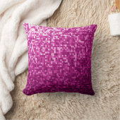 グリッターピンクシークイン クッション (ブランケット)