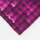 グリッターピンクシークイン フリースブランケット (角)