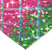 グリッターピンクスナンケスキン テーブルクロス (アングル)