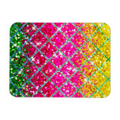 グリッターピンクスナンケスキン マグネット (横)