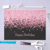 グリッターピンクスパークル 薄葉紙 (クラフト)