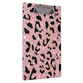 グリッターピンクヒョウ クリップボード (右)