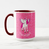 グリッターピンクユニコーン マグカップ (左)