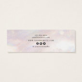 グリッターピンク・イヤリングバスケスタッズミニディスプレイカード (裏面)