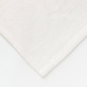 グリッターピーチバラ金ゴールドモノグラム フリースブランケット (角)