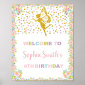 グリッターフェアリーウェルカムシンボルや象徴 ポスター (正面)