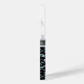 グリッターフェイクアクアダマスモノグラム Case-Mate iPhoneケース (裏面 / 左)