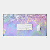 グリッターフェイクオパール名刺 デスクマット (キーボード&マウス)