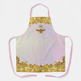 グリッターフェイククイーンビー エプロン