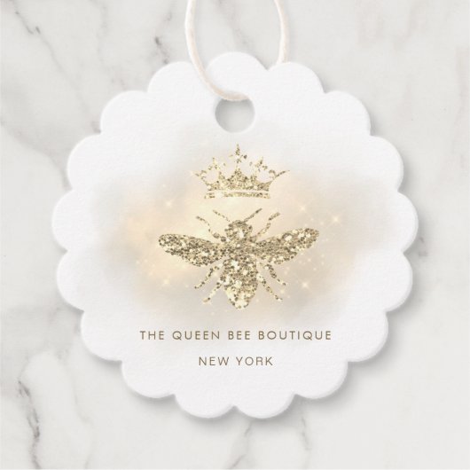 グリッターフェイククイーンビー フェイバータグ (正面)