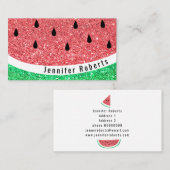 グリッターフェイクスイカ 名刺 (正面/裏面)
