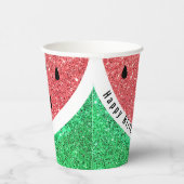 グリッターフェイクスイカ 紙コップ (右)