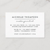 グリッターフェイクダイヤモンド 名刺 (裏面)