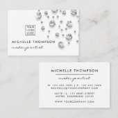 グリッターフェイクダイヤモンド 名刺 (正面/裏面)