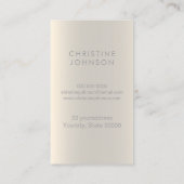 グリッターフェイクダリア宝石デザイン 名刺 (裏面)