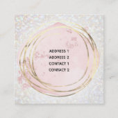 グリッターフェイクデコースクウェア名刺 スクエア名刺 (裏面)