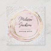 グリッターフェイクデコースクウェア名刺 スクエア名刺 (正面)