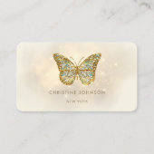 グリッターフェイクバタフライ名刺 名刺 (正面)