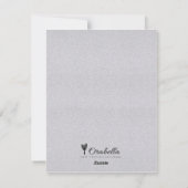 グリッターフェイクバレンタインの写真カード シーズンカード (裏面)