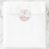 グリッターフェイクホリークロス大理石 |ありがとうございます ラウンドシール (バッグ)