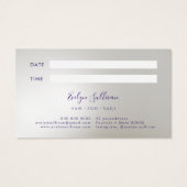 グリッターフェイクマーメイドシークインアポイントメントカード (裏面)