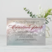 グリッターフェイク《写真》ぼけ味スターズ企業のクリスマスパーティー 招待状 (スタンド正面)