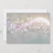 グリッターフェイク《写真》ぼけ味スターズ企業のホリデーパーティー 招待状 (裏面)