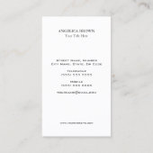 グリッターフラミンゴ名刺 名刺 (裏面)