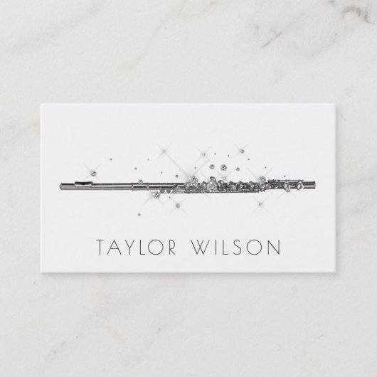 グリッターフルート先生名刺 名刺 (正面)