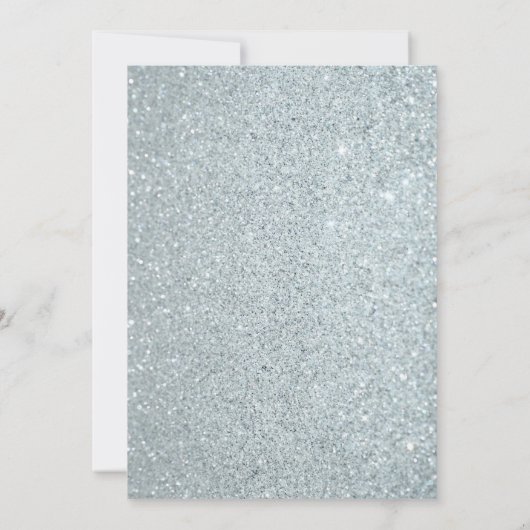 グリッターフローラ空白の招待状 招待状 (裏面)