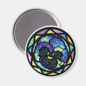 グリッターブきらめくルーパンジー マグネット (正面/裏面)