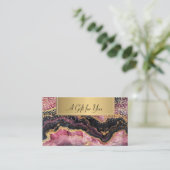 グリッターブラックブルゴーニュ金ゴールド紙吹雪 割引カード (スタンド正面)