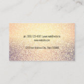 グリッターブレンドきらめくの背景 名刺 (裏面)