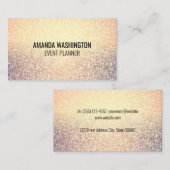 グリッターブレンドきらめくの背景 名刺 (正面/裏面)