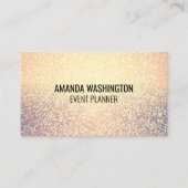 グリッターブレンドきらめくの背景 名刺 (正面)