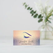 グリッターブレンドの背景 | まつ毛 ロイヤリティカード (スタンド正面)